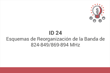 ID 24
Esquemas de Reorganización de la Banda de 824-849/869-894 MHz 